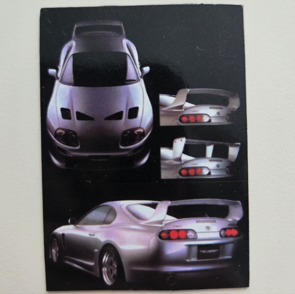 Toyota Supra MK4 Editorial Custom Poster Magnet